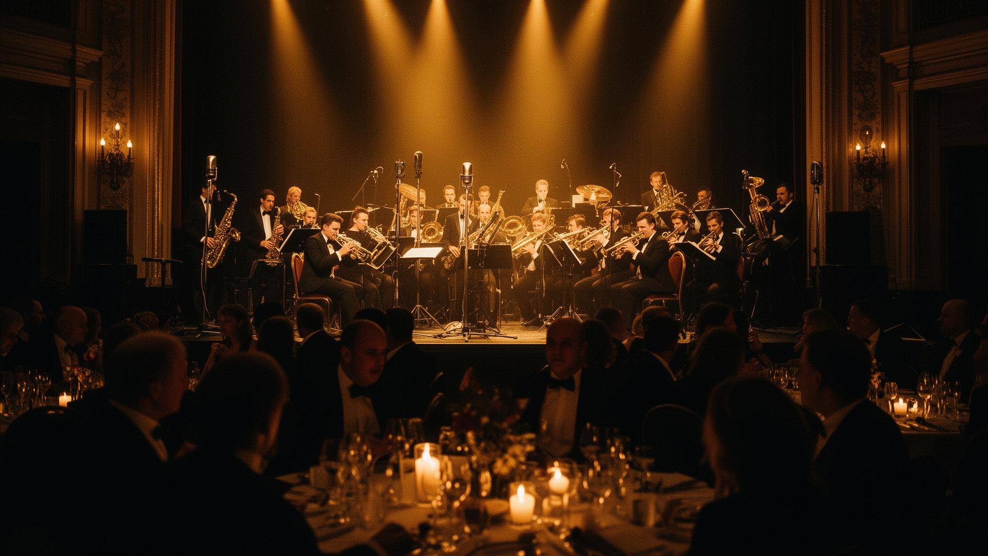 Big band performing at Sociëteit Haarlem